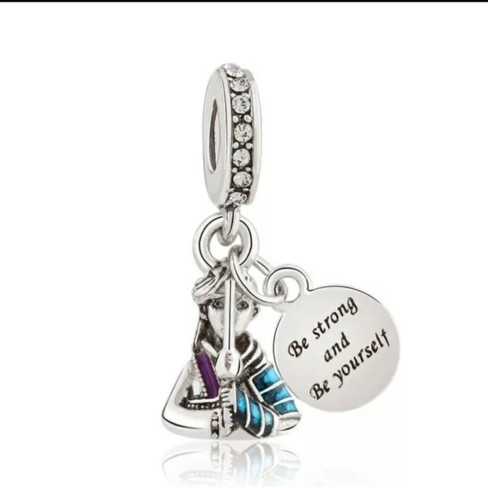 Mulan charm 925 silver